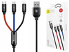 Baseus 3in1 cable | 1.2m | MicroUSB | USB-C | Lightning | 3.5A