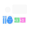 Set Glass Protection Lens Cover + LCD Screen Protector + Action Pod For Insta360 Go3 / Go 3 / Telesin / Is-flm-001