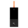 Baseus Elf 20000mAh power bank, PD, 2xUSB, USB-C + USB-C cable 65W (black)