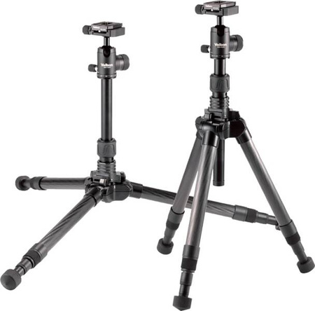 VELBON UTC-53AS | carbon tripod with QHD-S5AS ball head and Arca-Swiss connector