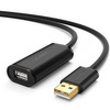 UGREEN US121 USB 2.0 extension cable, active, 5m (black)