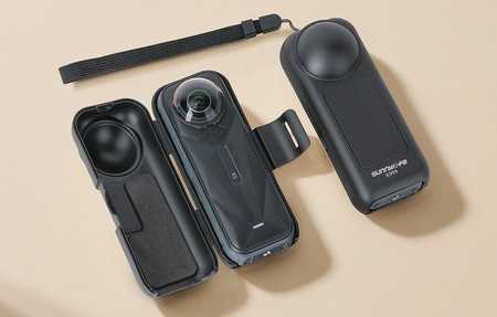 Case with a belt on the Sunnylife wrist to insta360 x5