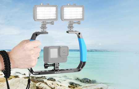 PULUZ diving mount for sports cameras (blue)