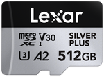 Lexar microSDXC Professional SILVER Plus R205/W150 512GB