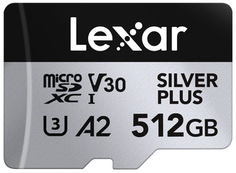 Lexar microSDXC Professional SILVER Plus R205/W150 512GB