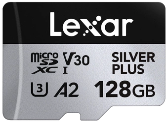 Lexar microSDXC Professional SILVER Plus R205/W150 128GB