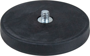 Kupo KS-366 Rubber coated magnet with 1/4"-20 Male thread | Uchwyt Magnetyczny pokryty gumą z gwintem zewnętrznym 1/4"