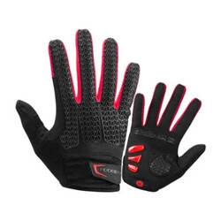 Rockbros S169-1BR-L | Rękawiczki rowerowe rozmiar: L | Czarno-czerwone