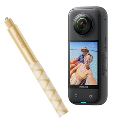 Insta360 X3 | z okazji JOYRIDE oryginalny kijek Invisible Selfie Stick 114cm w cenie zestawu!