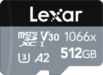 Lexar microSDXC SILVER 1066x UHS-I/U3/A2 R160/W120 (V30) 512GB