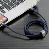 Kabel USB Lightning Baseus Cafule 1.5A 2m (złoto-granatowy)